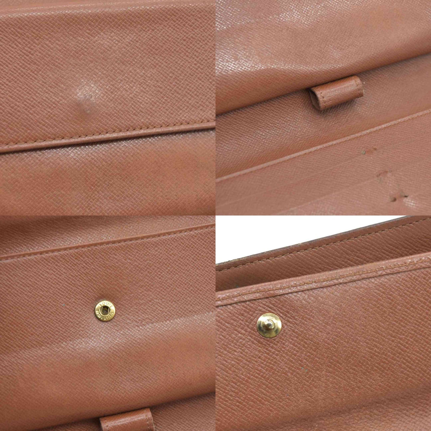 AUCTION $725 Louis Vuitton Monogram Trifold Sarah Wallet