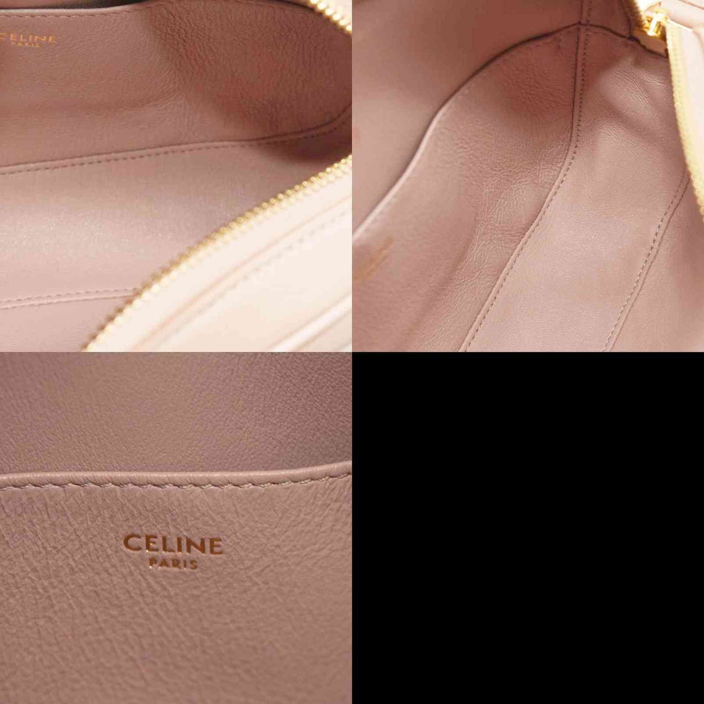 CELINE Calfskin Crecy Camera Bag Pink