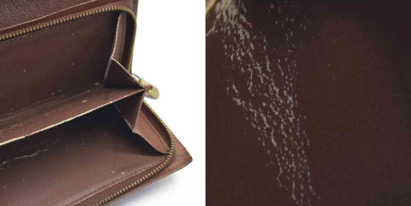 $560 Louis Vuitton  Monogram Porte-Monnaie Tresor Wallet
