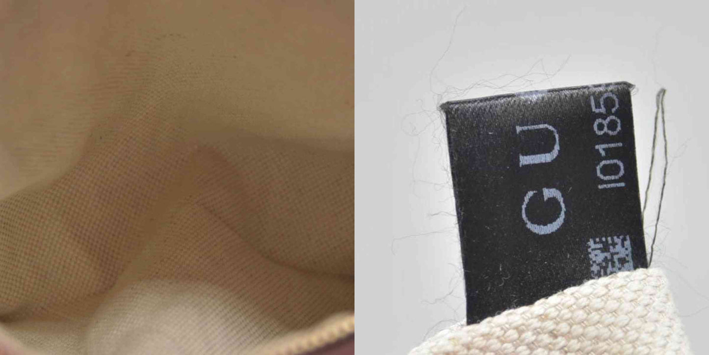$1290 Gucci GG Canvas Bree Tote Pink Consignment