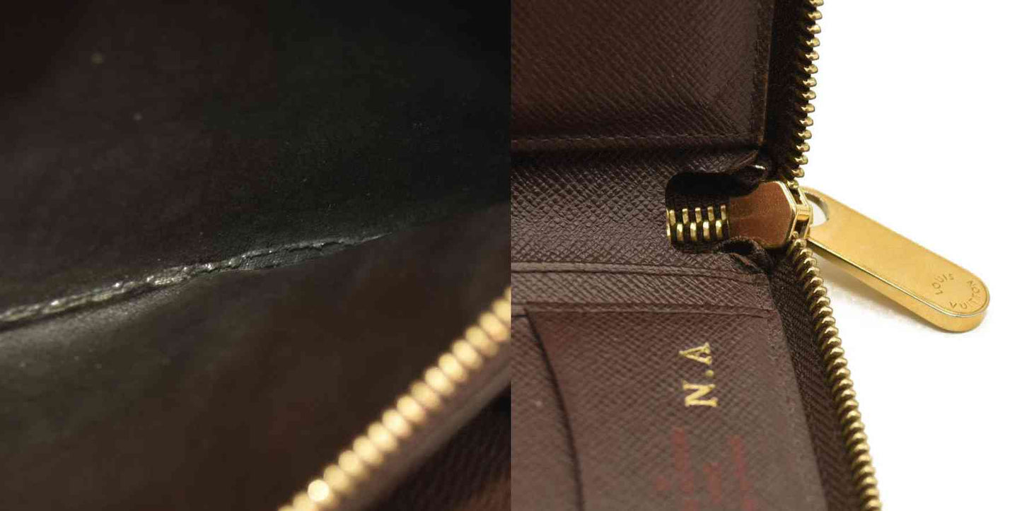 Louis Vuitton  Damier Ebene Zippy Organizer Wallet