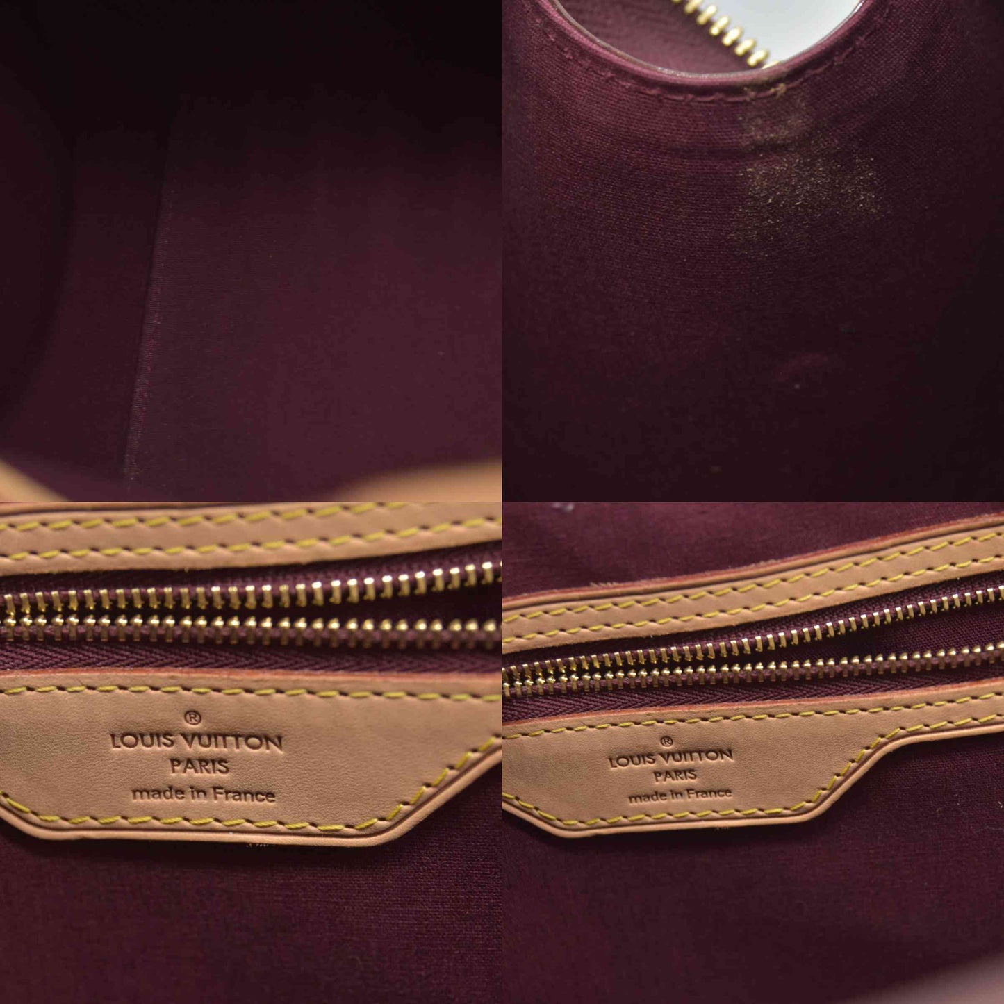 $2730 LOUIS VUITTON Vernis Brea GM Rouge Fauviste SR3101 2011 CONSIGNMENT