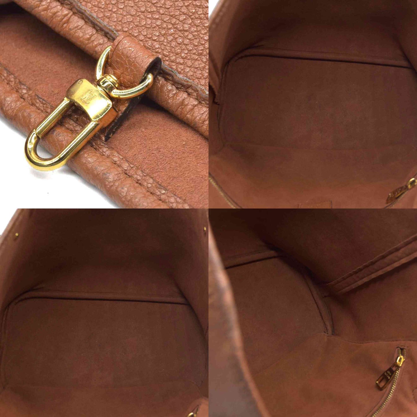 Louis Vuitton Empreinte Monogram Giant Neverfull MM Cognac