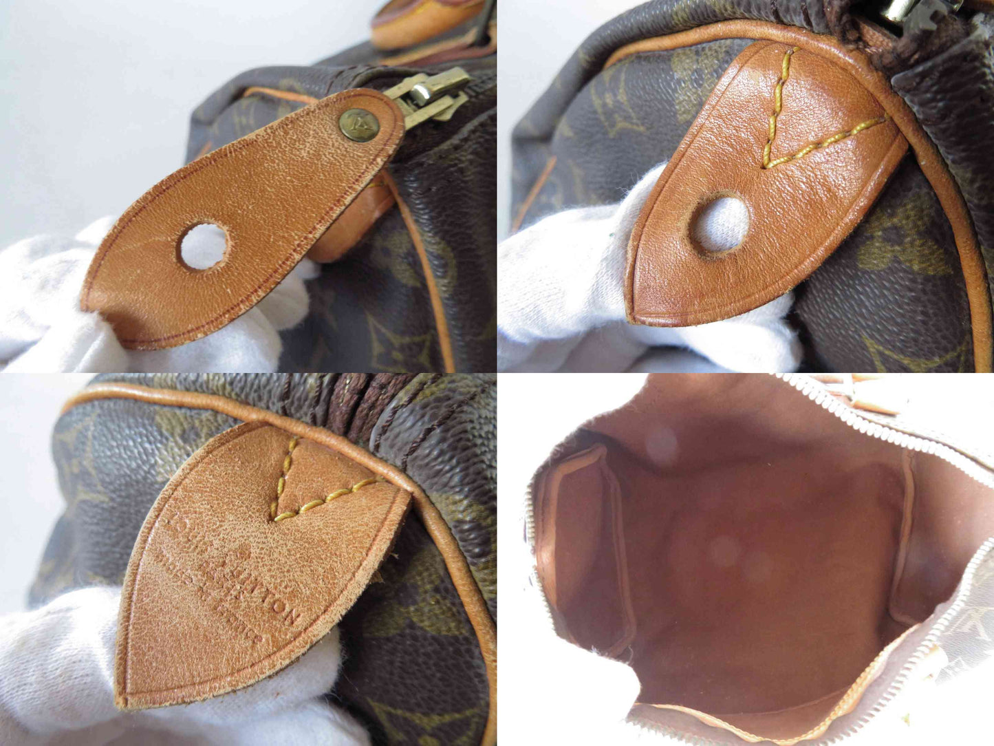 Louis Vuitton Monogram Speedy 30 Hand Bag 853