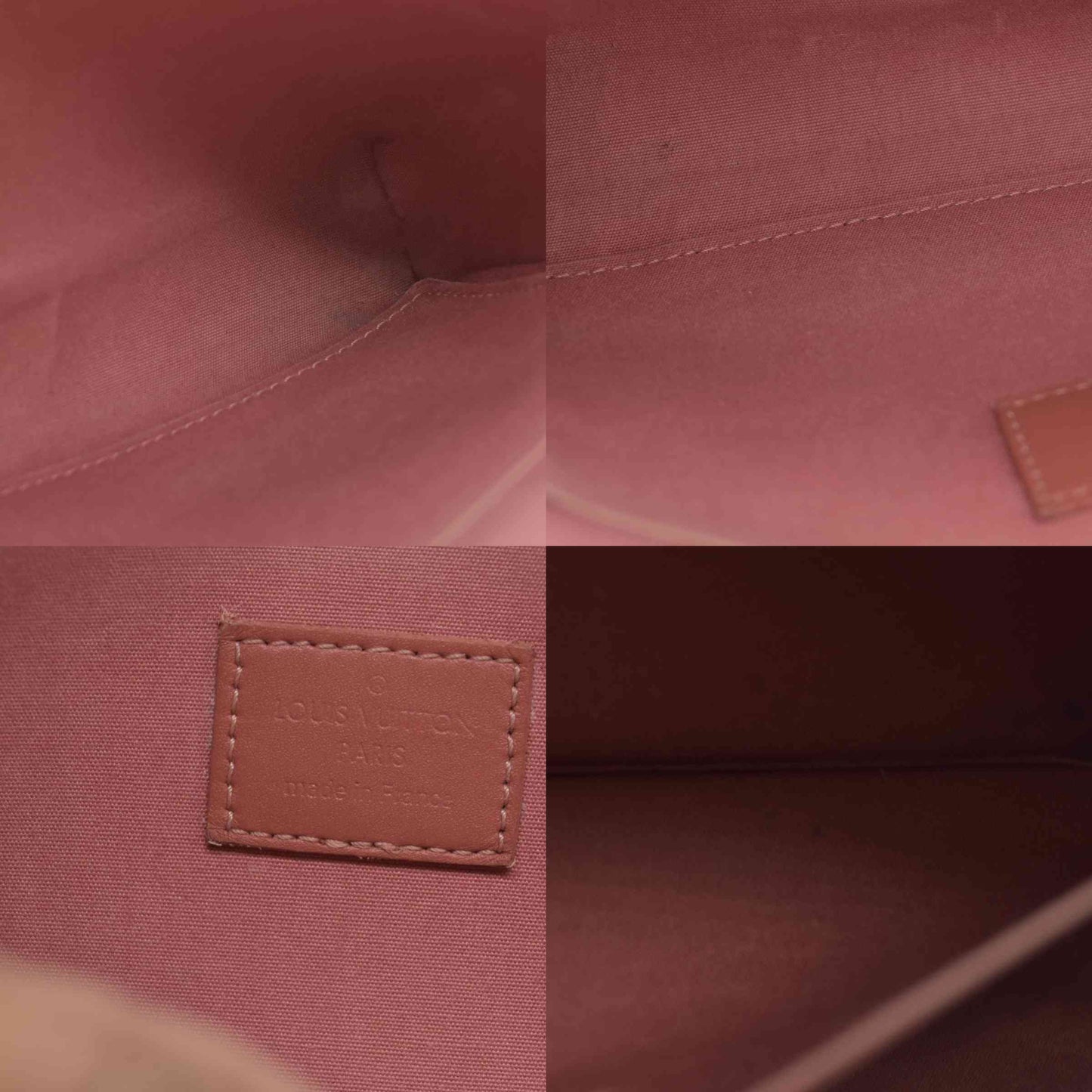 $1460 2018 Louis Vuitton Vernis Valentine Dog Pochette Felicie Chain Wallet Pink TJ0148