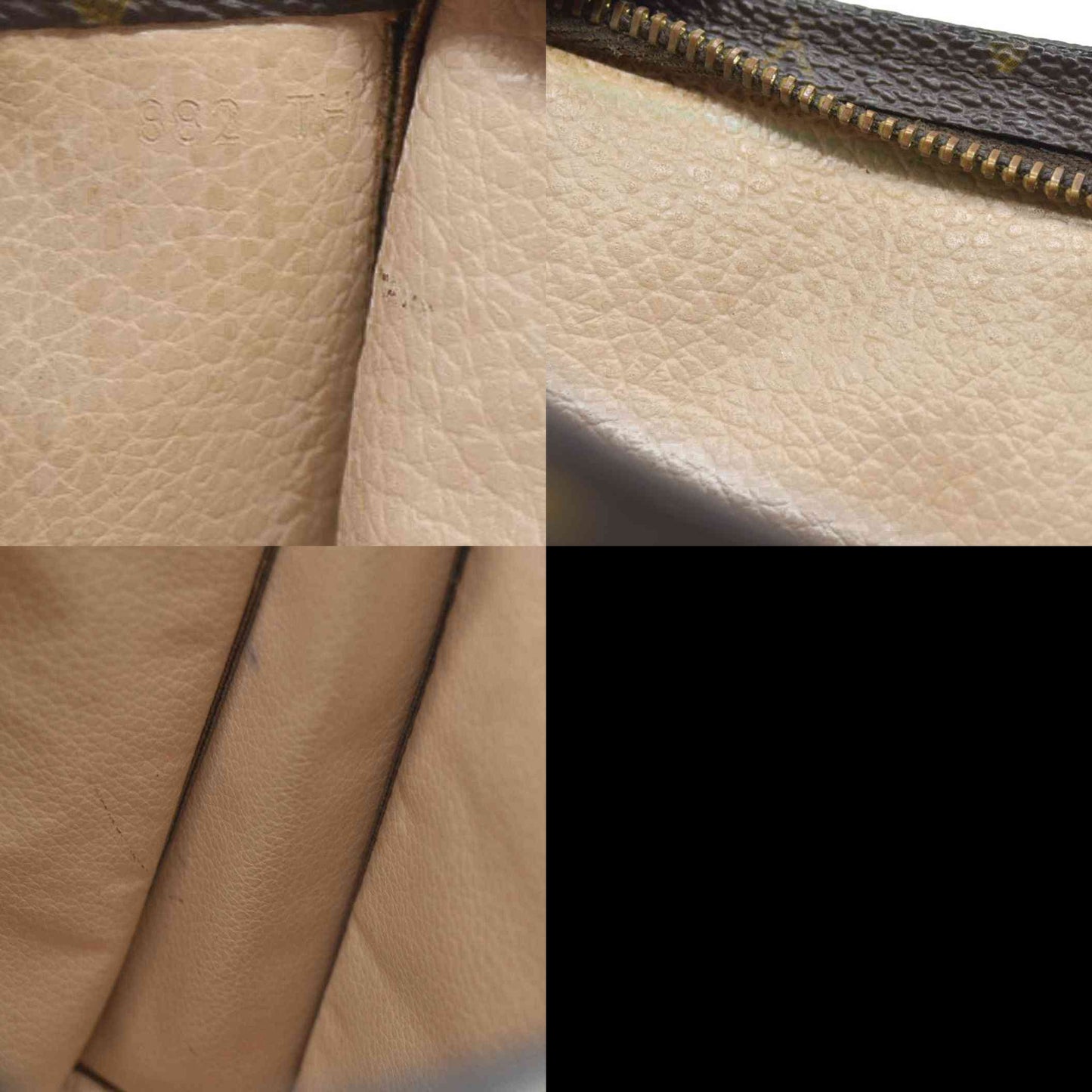 AUCTION $1050 Louis Vuitton Monogram Poche Toilette 26 Cosmetics Pouch Purse Brown 882TH