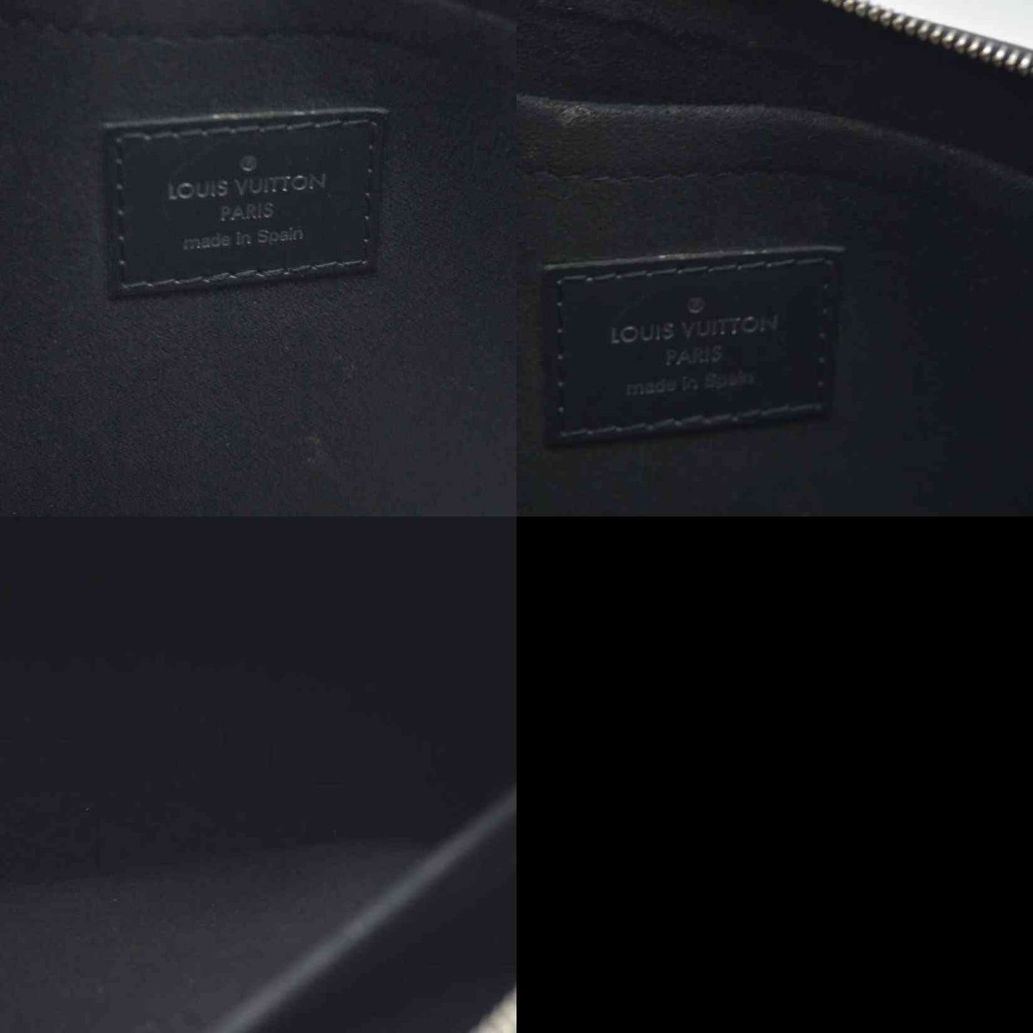 Louis Vuitton Epi Leather Neverfull MM Pochette Black UB2189