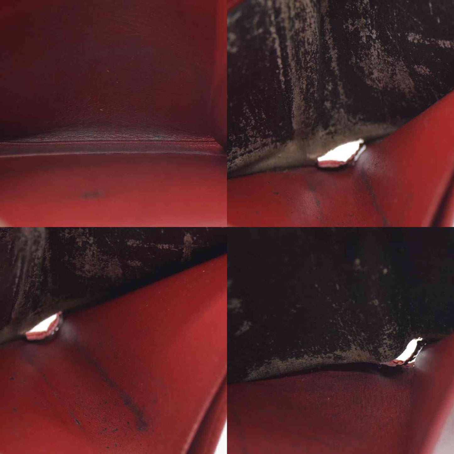 Louis Vuitton Epi Portefeuille Marco Leather Bifold Wallet Red MI1908