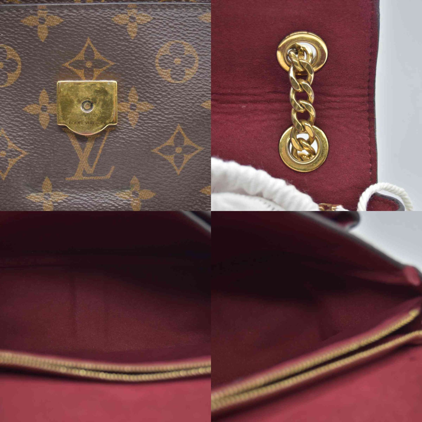 $2570 Louis Vuitton Monogram Passy