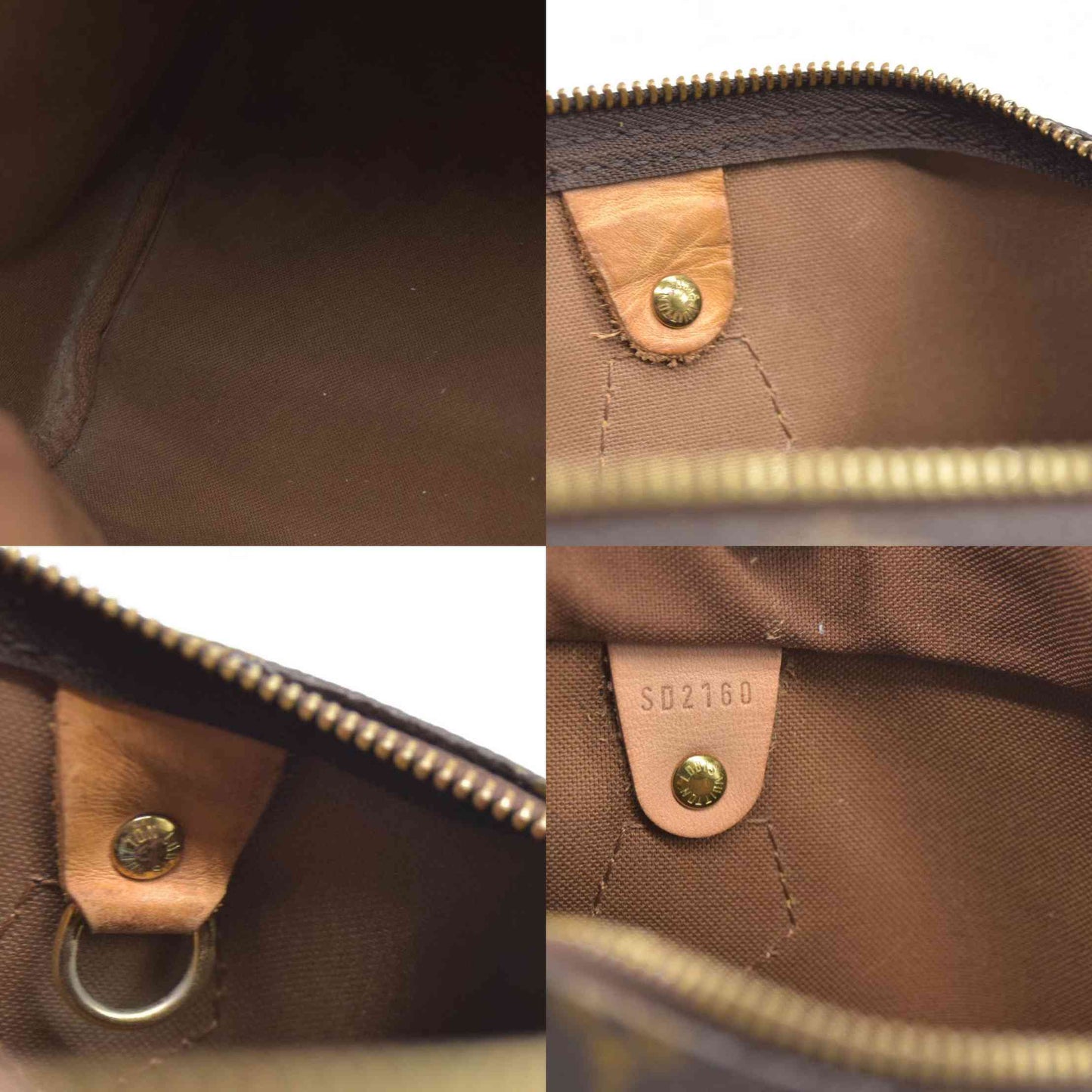 AUCTION $1550 Louis Vuitton Monogram Speedy 30 SD2160