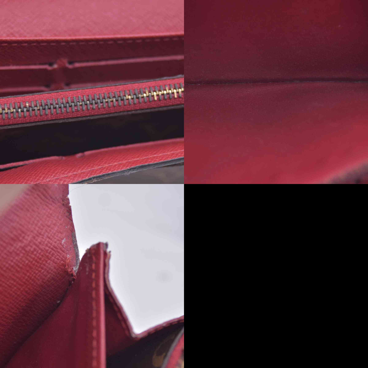 $825 2015 Louis Vuitton Monogram Sarah Retiro Wallet Cherry MI4185 CONSIGNMENT 10020905