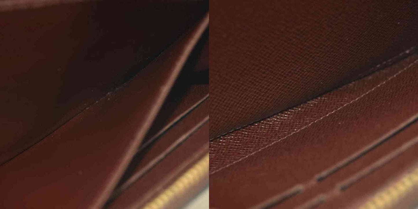 Louis Vuitton  Calfskin Monogram Gamma Zippy Wallet White Chocolate SP0136