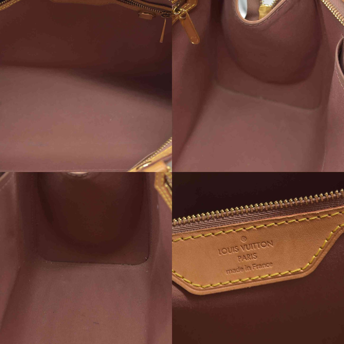 $2730 2013 Louis Vuitton Vernis Brea MM Rose Velours DR1113