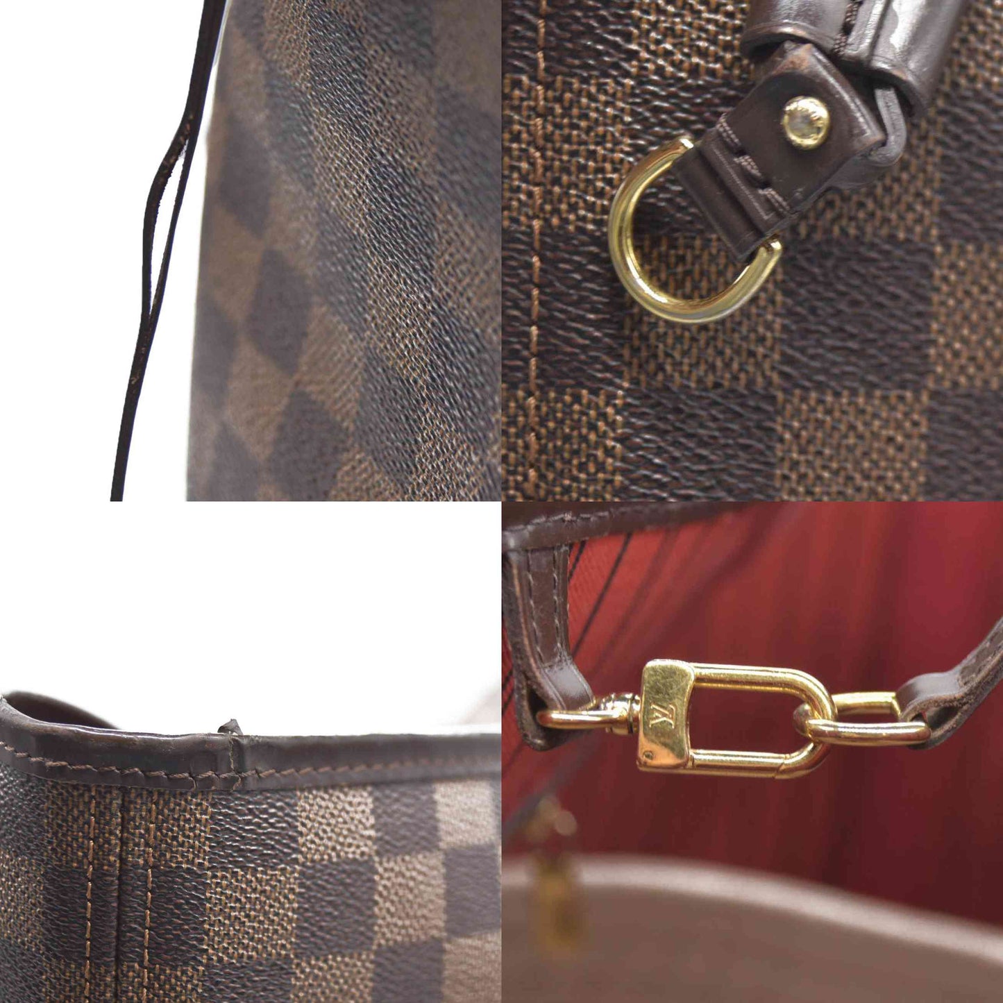 Louis Vuitton  Damier Ebene Neverfull GM FL4104