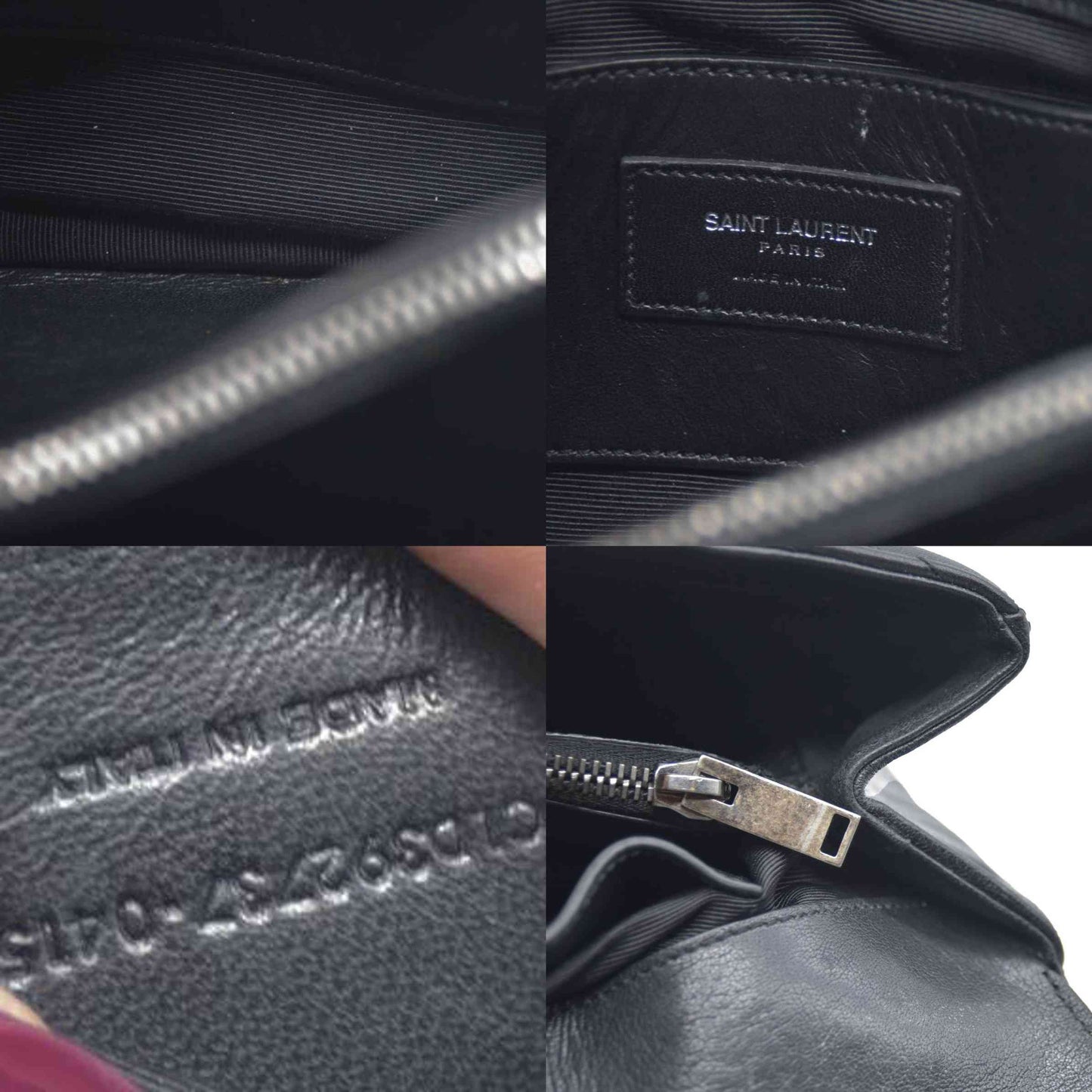 $2650 Saint Laurent Leather College