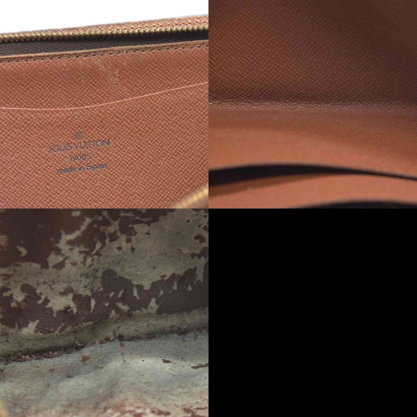 LOUIS VUITTON Monogram  Zippy around zipper Long Wallet CA0958