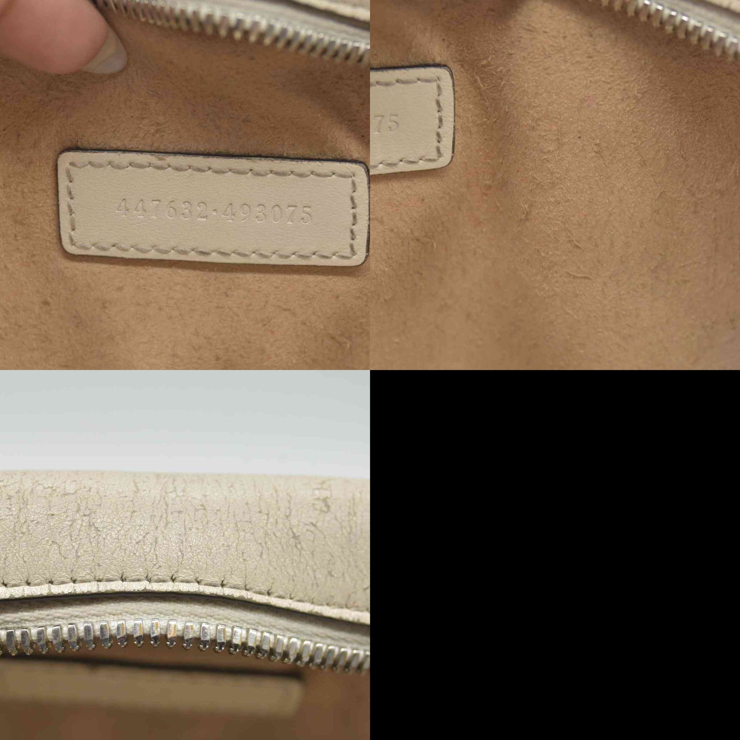 $1950 Gucci Calfskin Matelasse Aria Small GG Marmont Chain Shoulder Bag Mystic White
