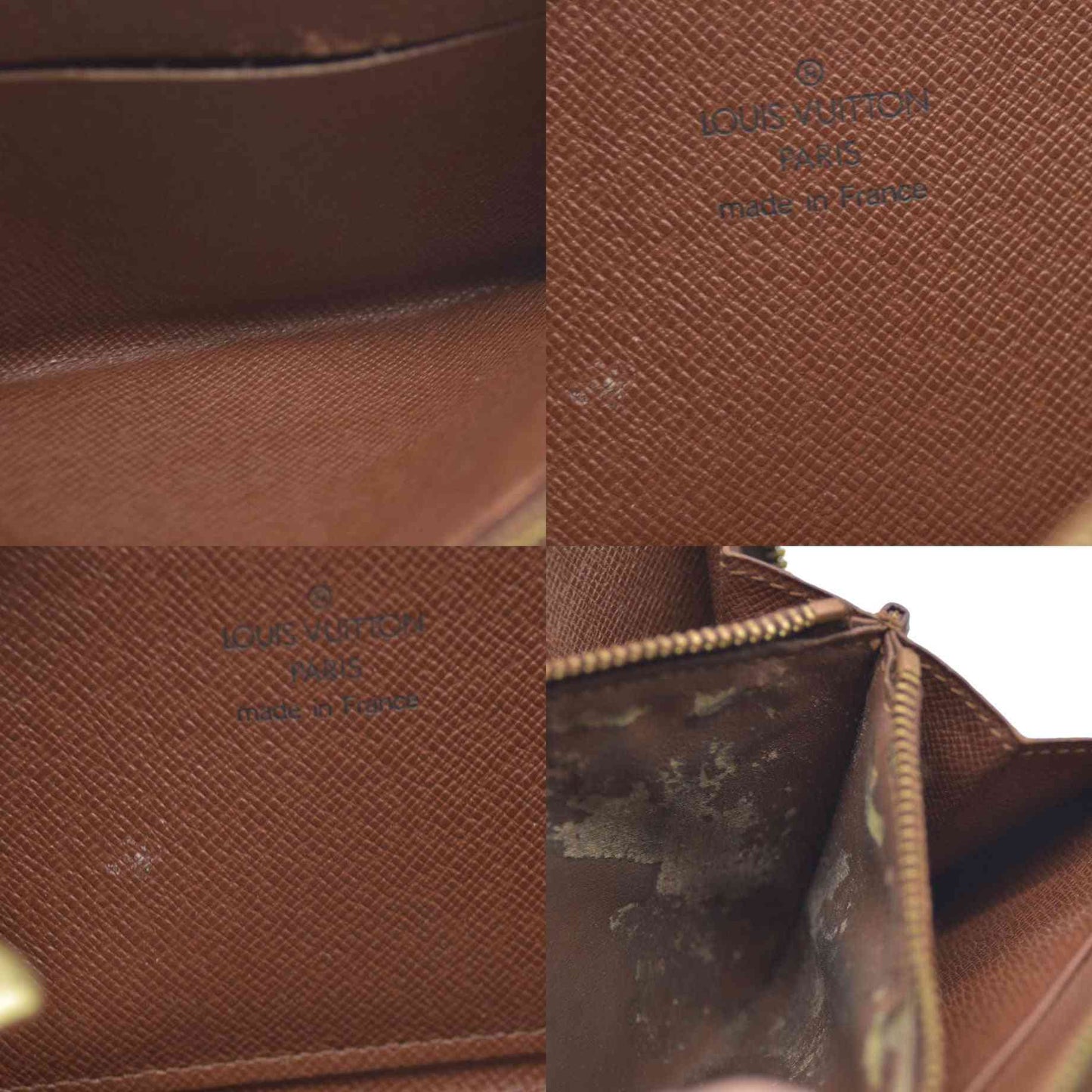 Louis Vuitton Monogram Porte Monnaie Zippy Long Wallet Brown TH0092