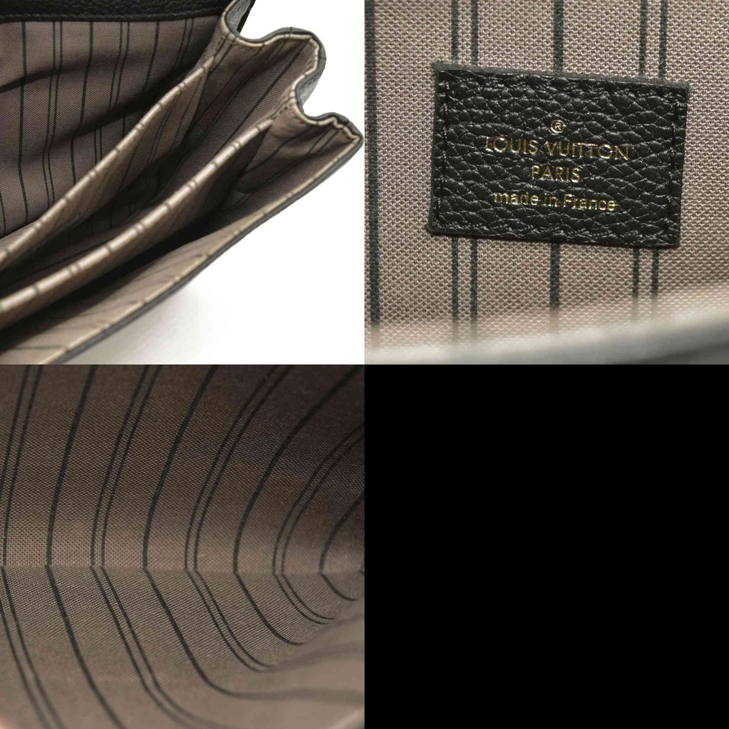 LOUIS VUITTON Empreinte Pochette Metis Black AR4146