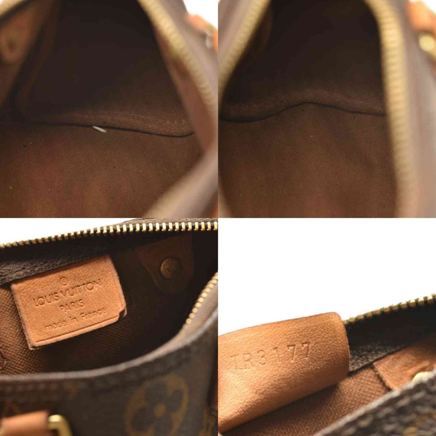 LOUIS VUITTON Monogram Nano Speedy TR3177 Bandouliere