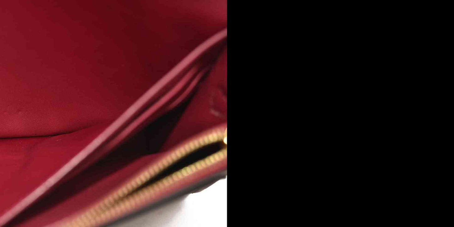 Louis Vuitton  Monogram Flore Chain Wallet Fuchsia