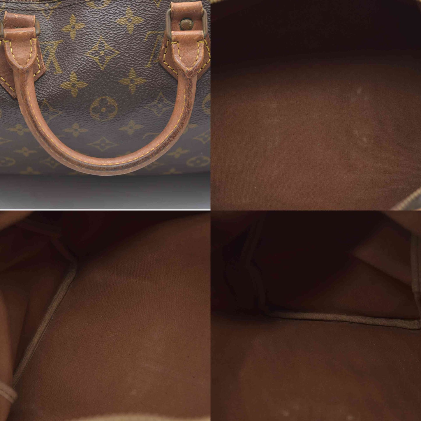 $1730 Louis Vuitton  Monogram Speedy 35 SD Vintage