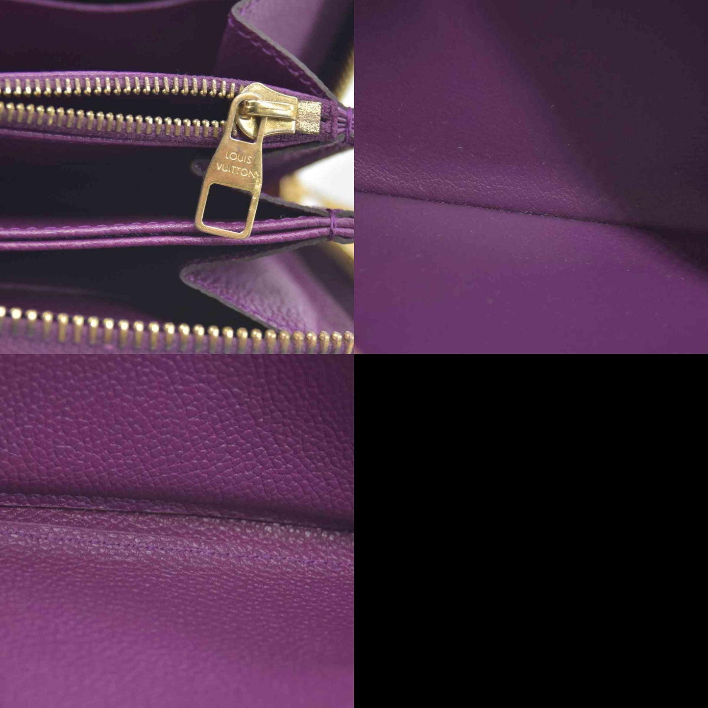 $1170 2014 Louis Vuitton Empreinte Zippy Wallet Raisin SP0144 CONSIGNMENT