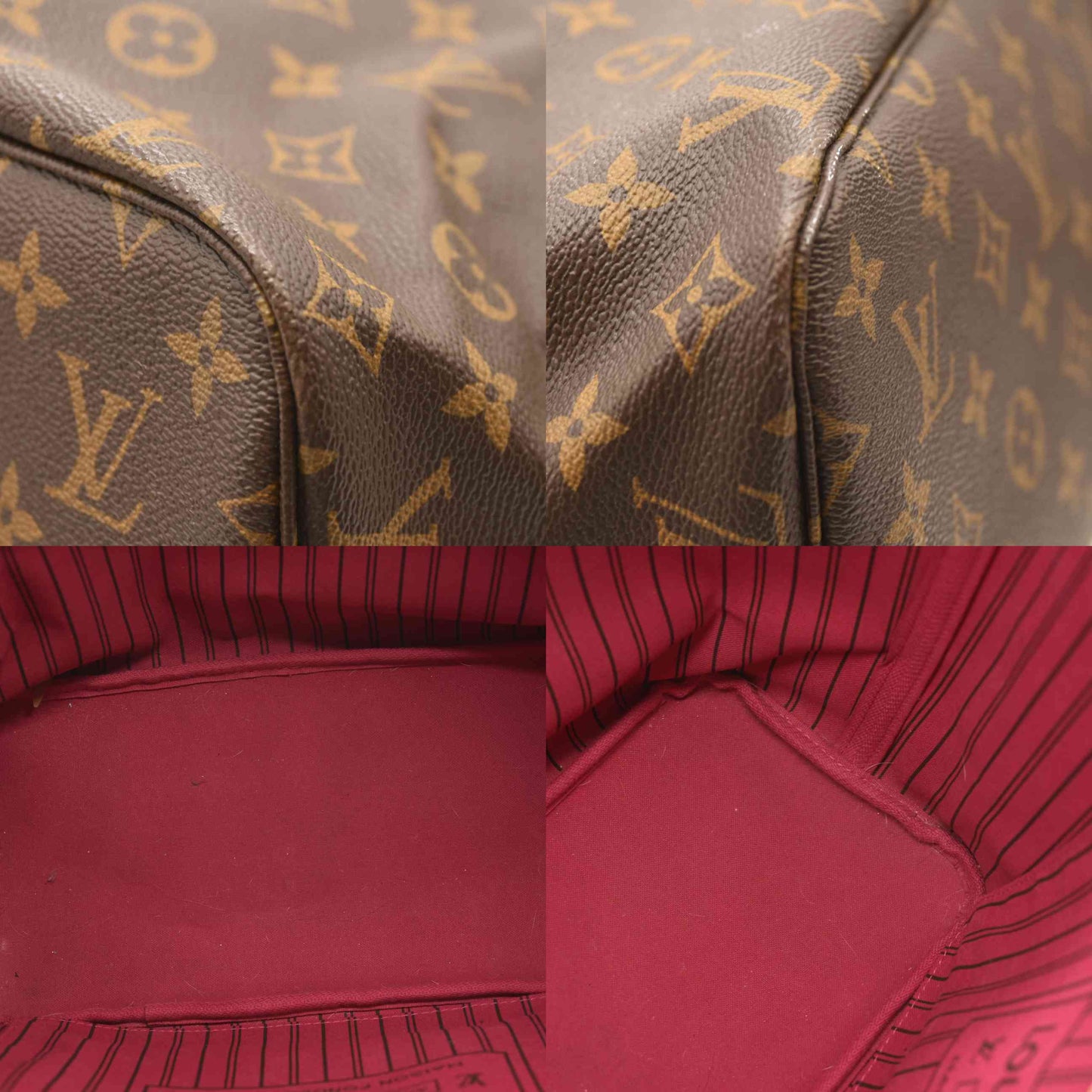 Louis Vuitton Monogram Neo Neverfull MM Pivoine with pouch and box RFID