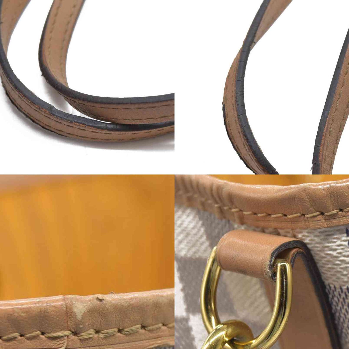 $2500 Louis Vuitton Damier Azur Braided Neverfull MM