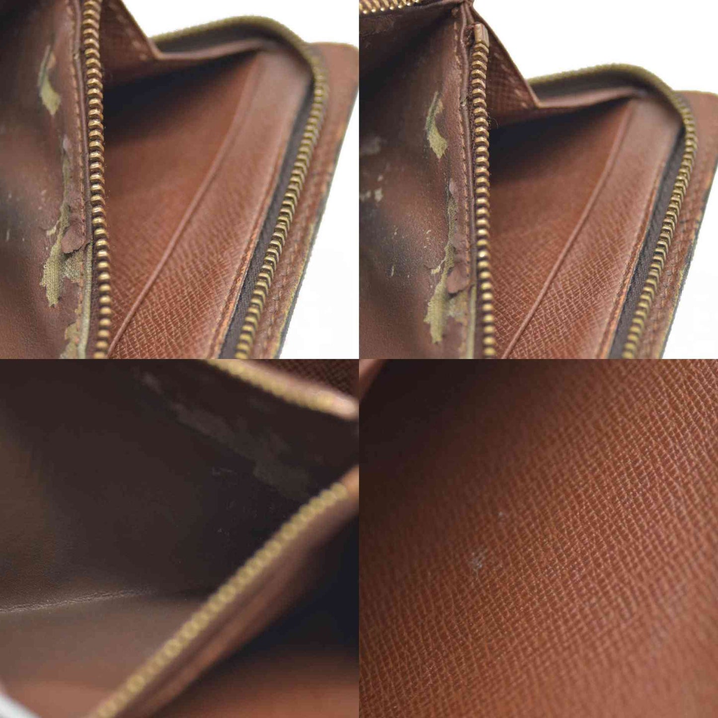 Louis Vuitton Monogram Porte Monnaie Zippy Long Wallet Brown TH0092