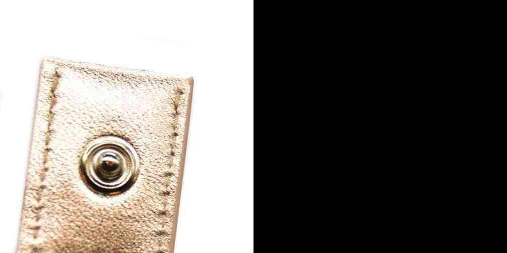 Chanel  Metallic Lambskin Quilted Cosmetic Pouch Gold