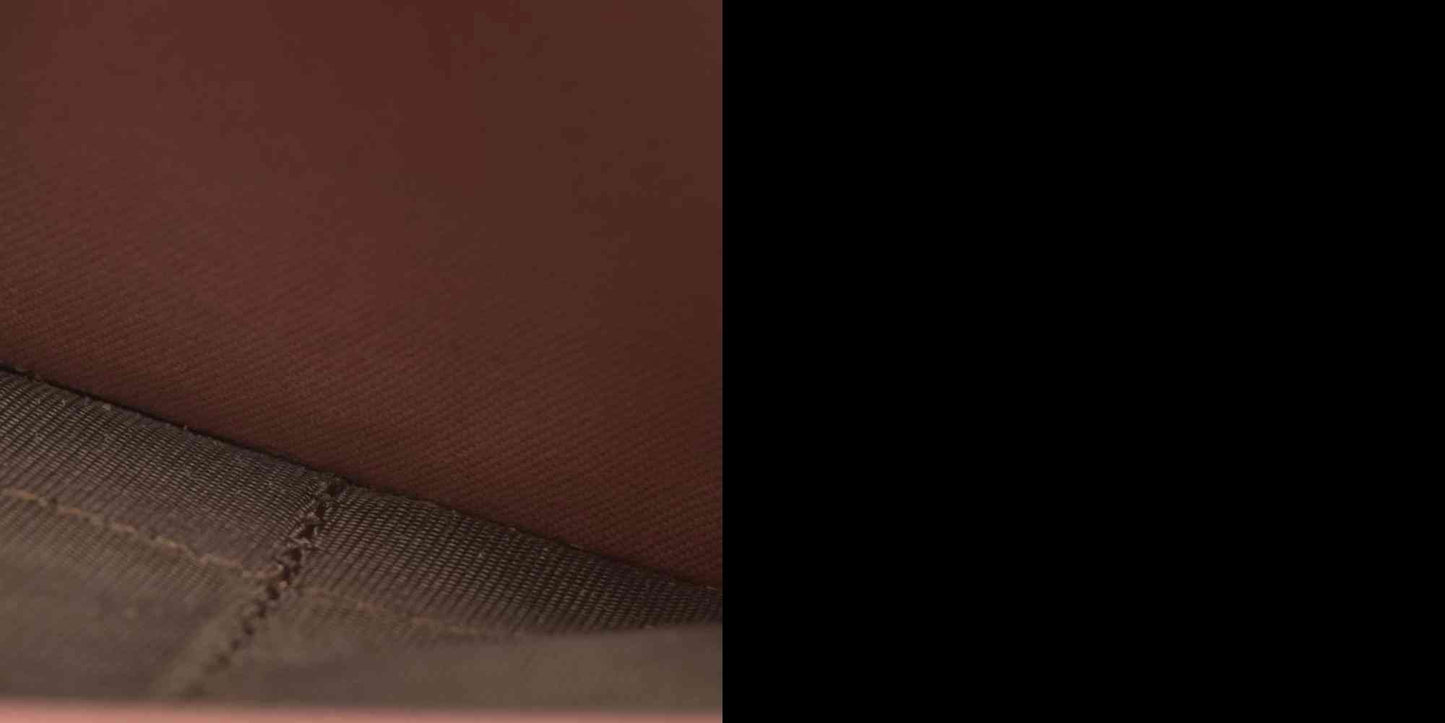 $790 Fendi Zucca Canvas Zip Around Long Wallet Black Brown CONSIGNMENT