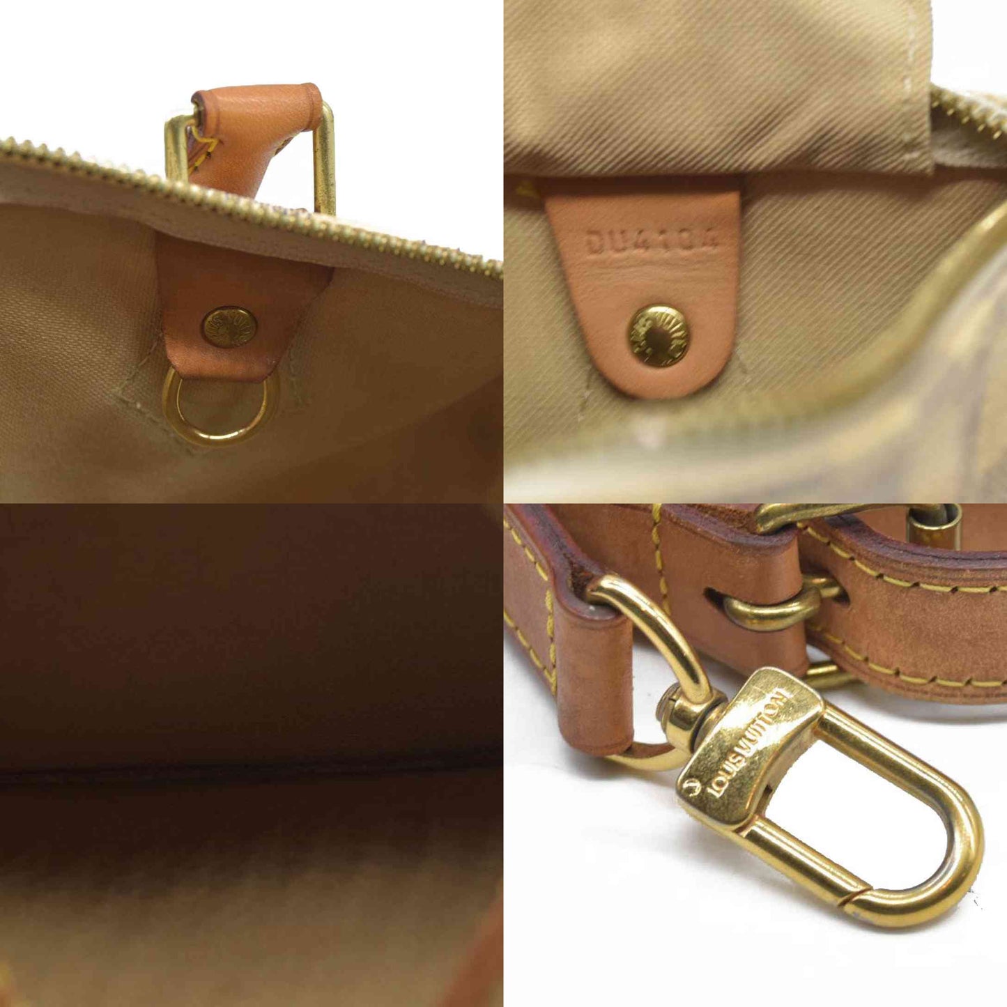 $1940 Louis Vuitton  Damier Azur Speedy Bandouliere 25 DU4104 2014