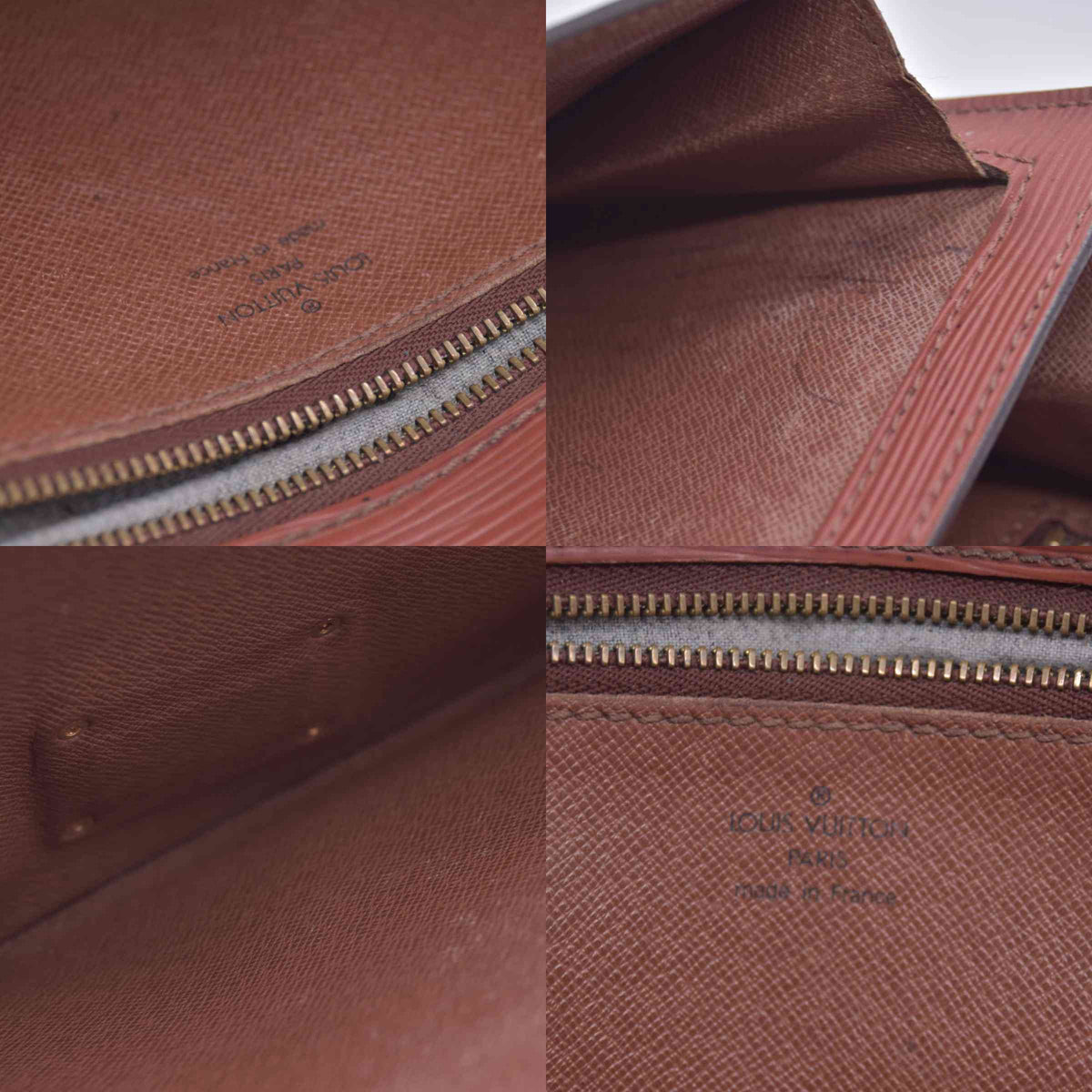 $1080 Louis Vuitton  Epi Leather Pochette Sellier Dragonne 26 10021254