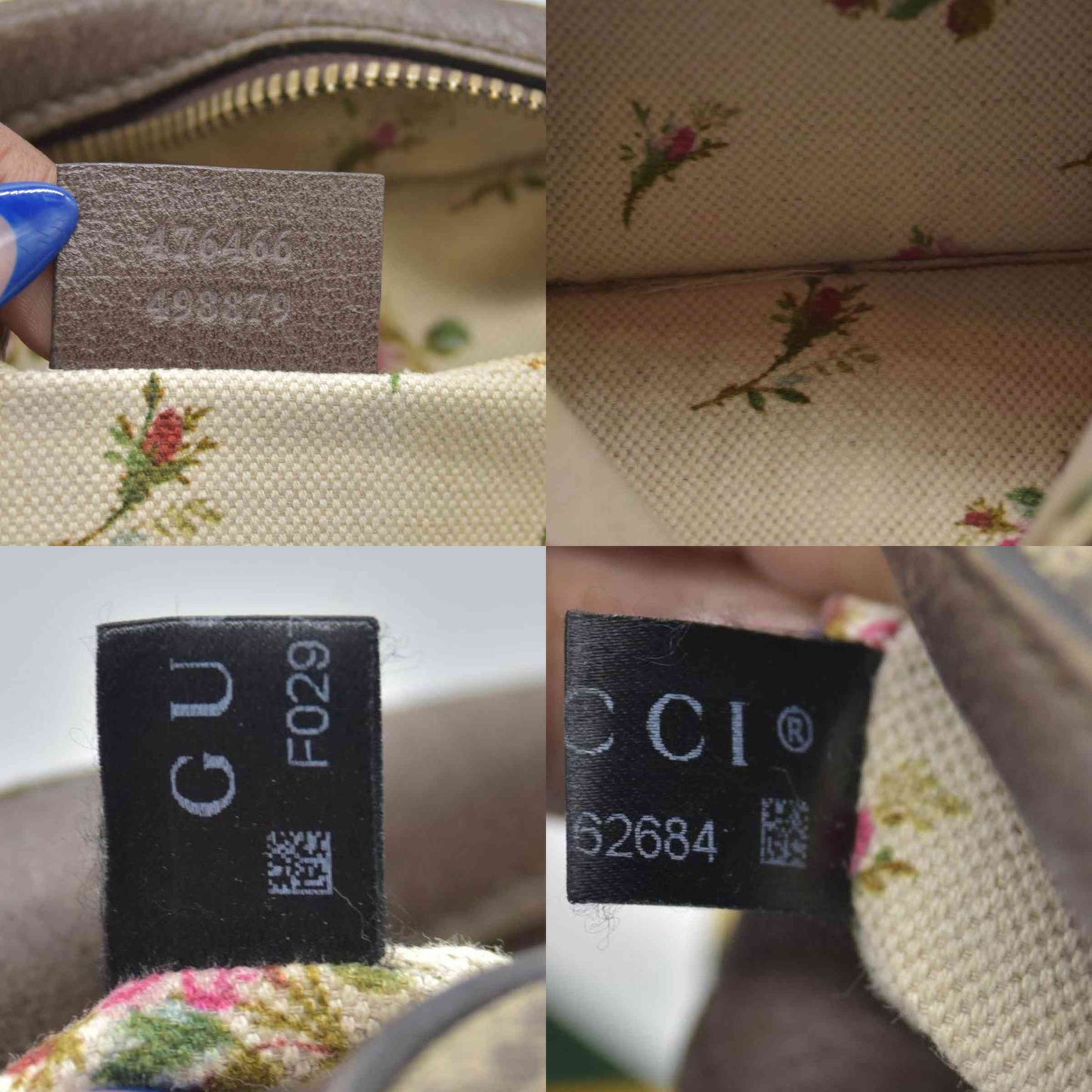 Gucci GG Supreme Monogram Web Neo Vintage Shoulder Bag Beige New Acero Crop