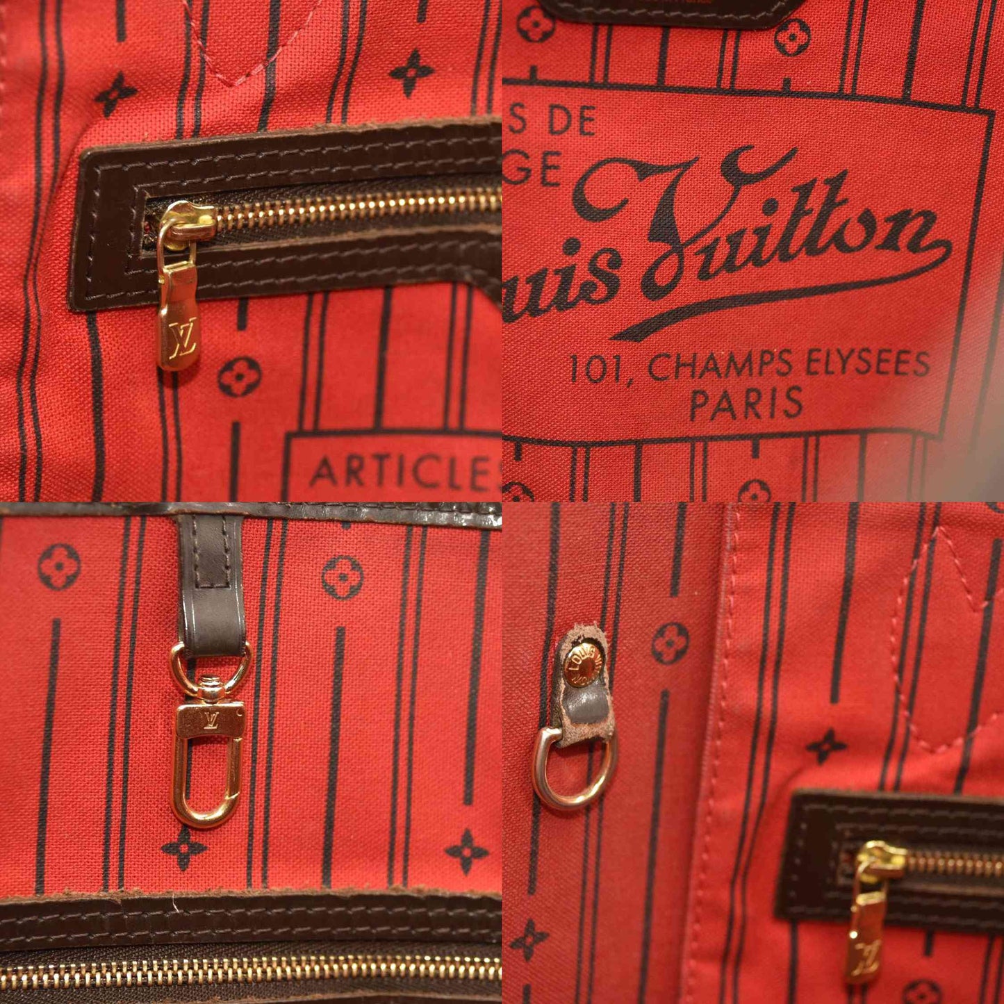 Louis Vuitton  Damier Ebene Neo Neverfull MM AR0178