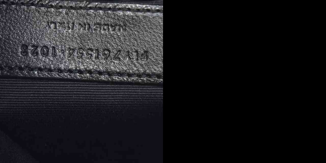 SAINT LAURENT Calfskin Matelasse Monogram Lou Camera Bag Black