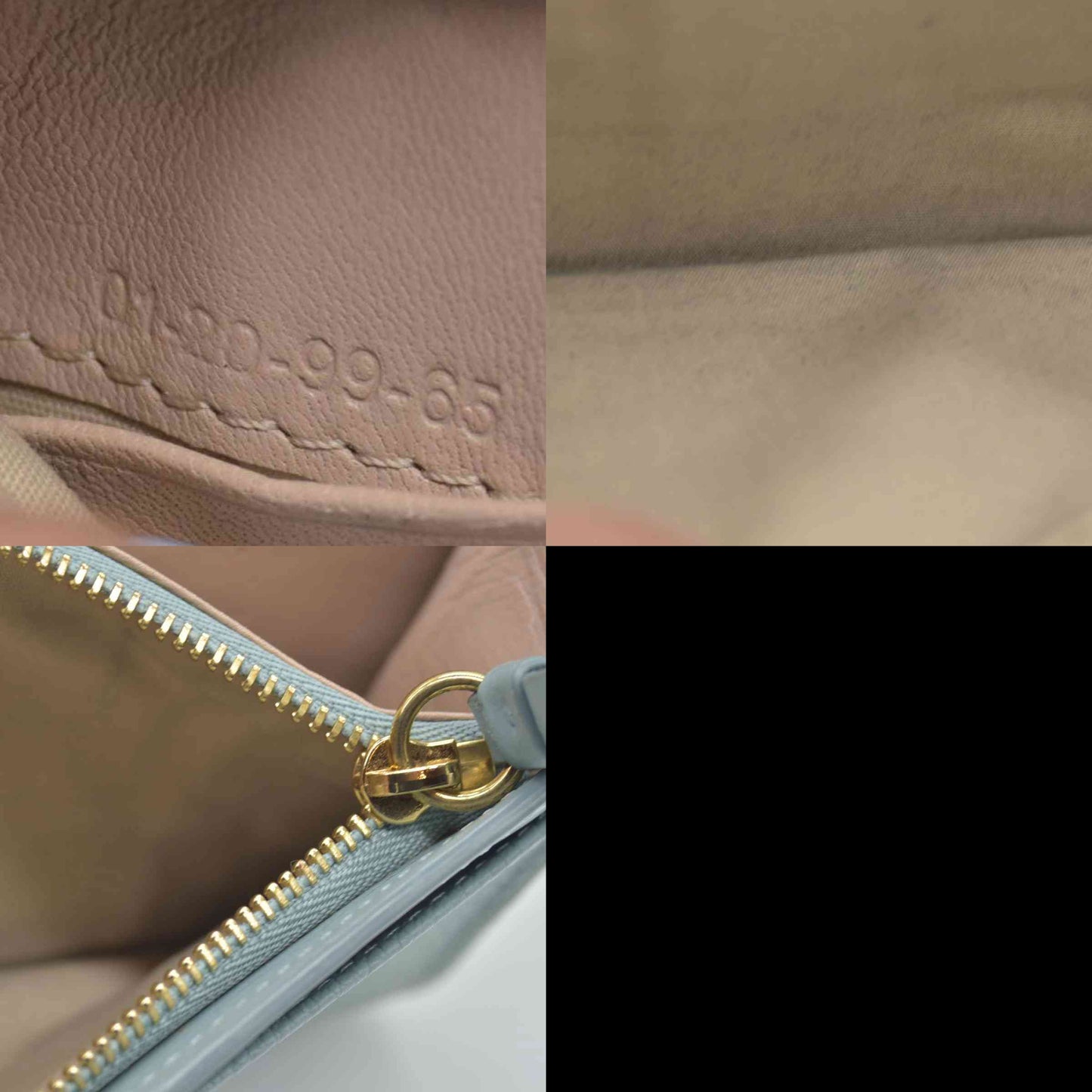 $895 Chloe Aby Leather Biford Long Chain Wallet