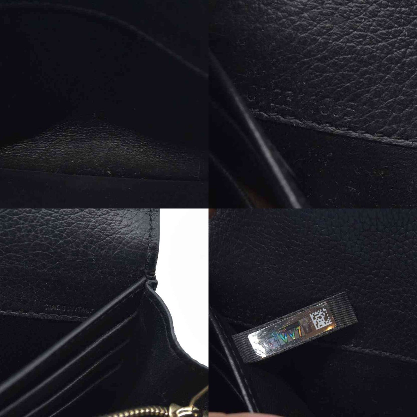 $495 Chloe Alphabet Leather Bifold Long Wallet