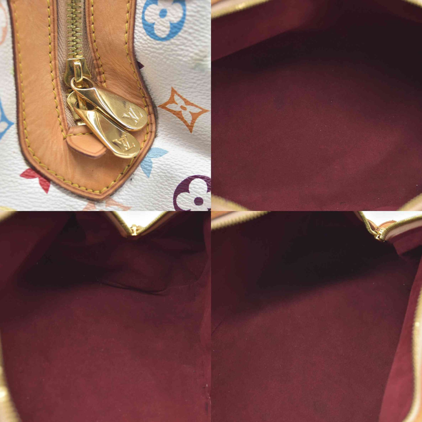 $2410 Louis Vuitton Multicolore Monogram Claudia