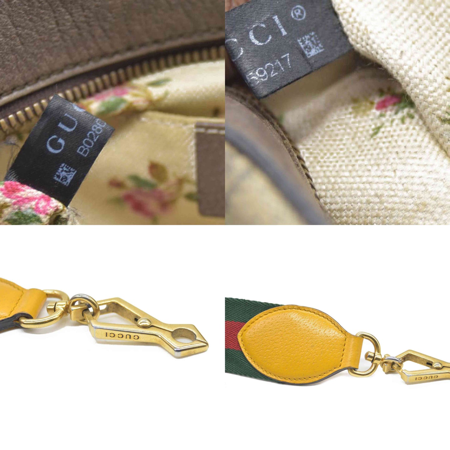 Gucci  GG Supreme Monogram Web Neo Vintage Shoulder Bag Beige New Acero Crop