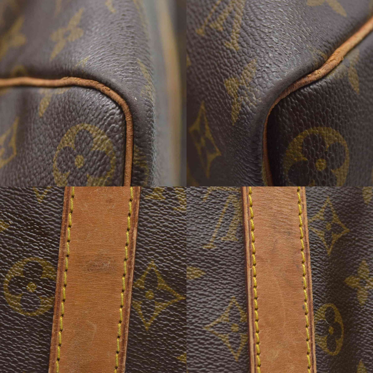 $1420 1991 Louis Vuitton Monogram Duffle Boston Bag Keepall 45 SP0911