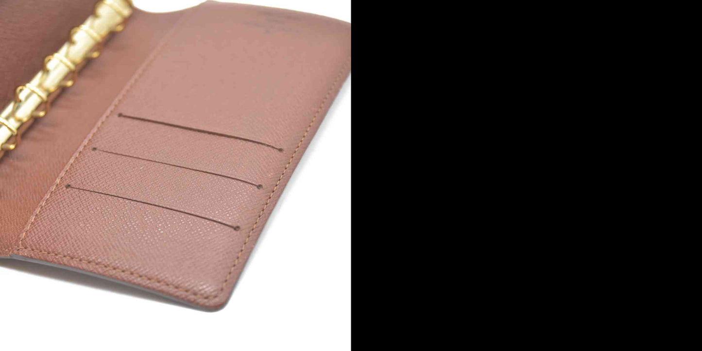 Louis Vuitton Monogram Agenda PM Notebook Cover Brown CA0071