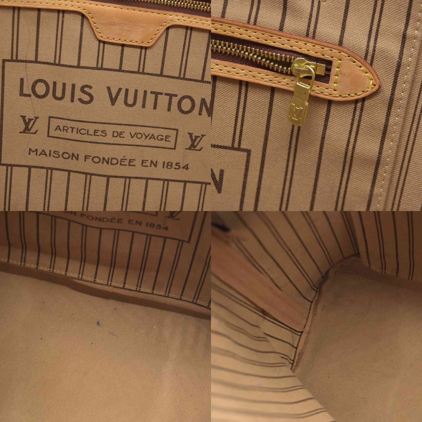 $2170 Louis Vuitton Monogram Neverfull MM SD214 CONSIGNMENT