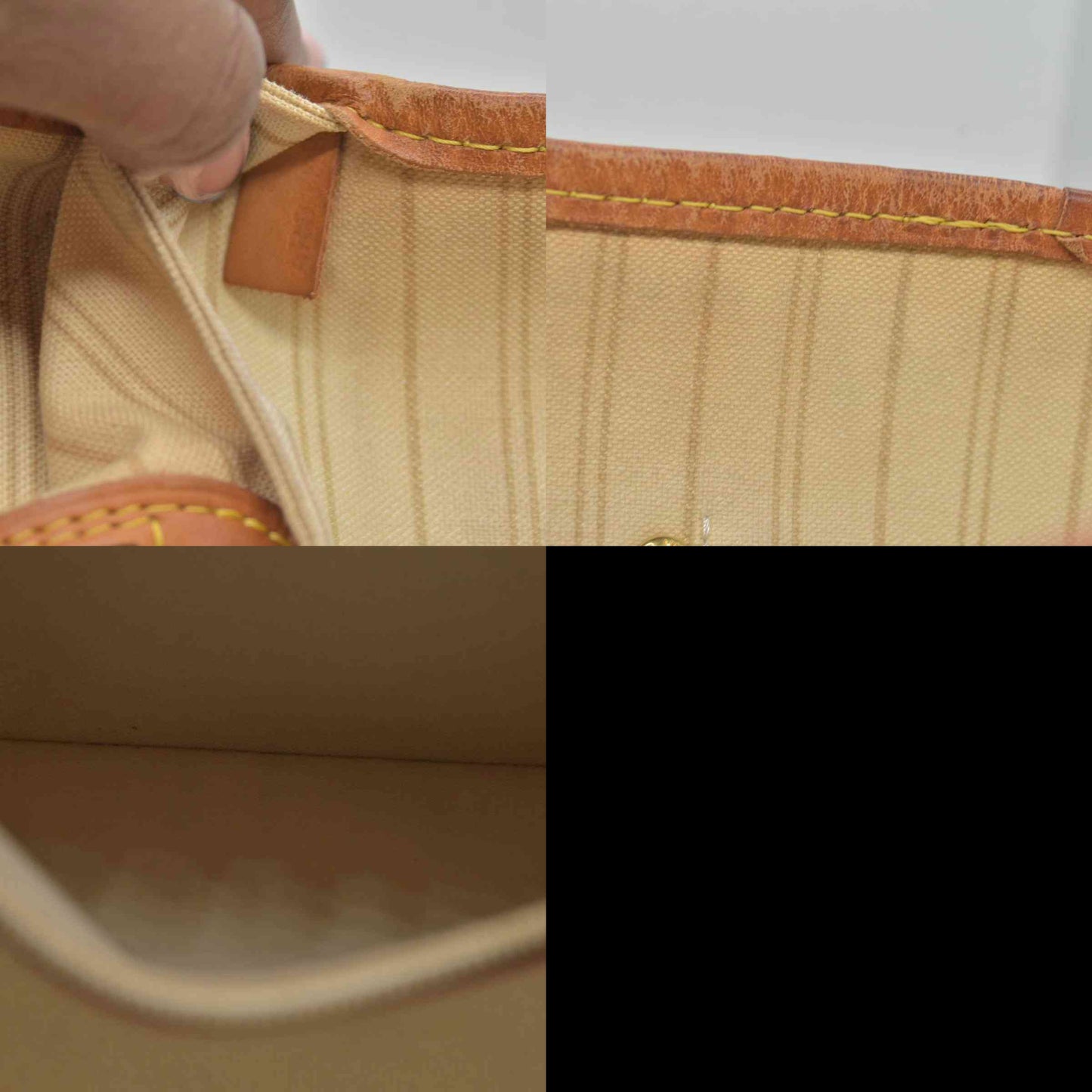 $2170 Louis Vuitton Damier Azur Neverfull MM AR0115