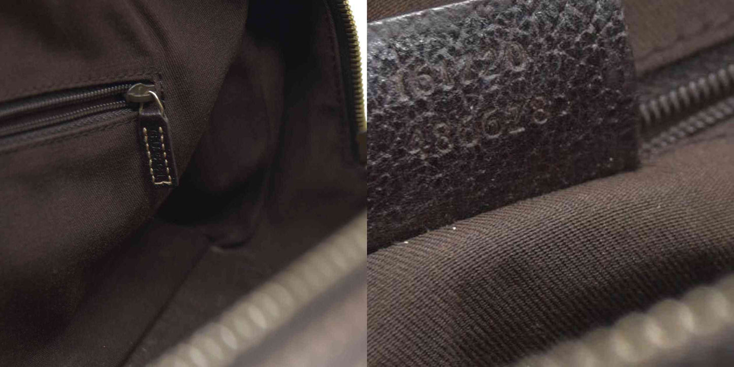 $890 Gucci GG Canvas Princy Boston Bag CONSIGNMENT