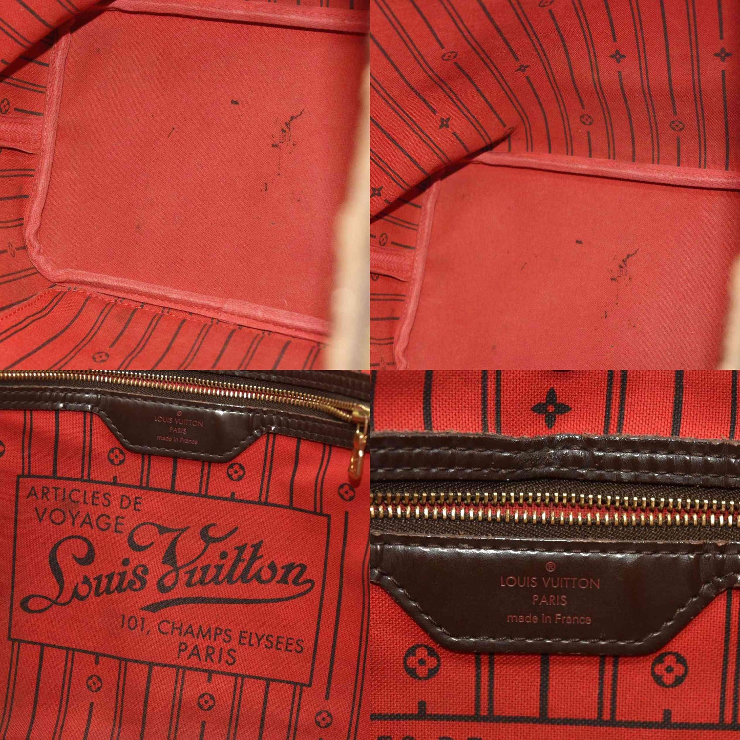 Louis Vuitton  Damier Ebene Neverfull MM