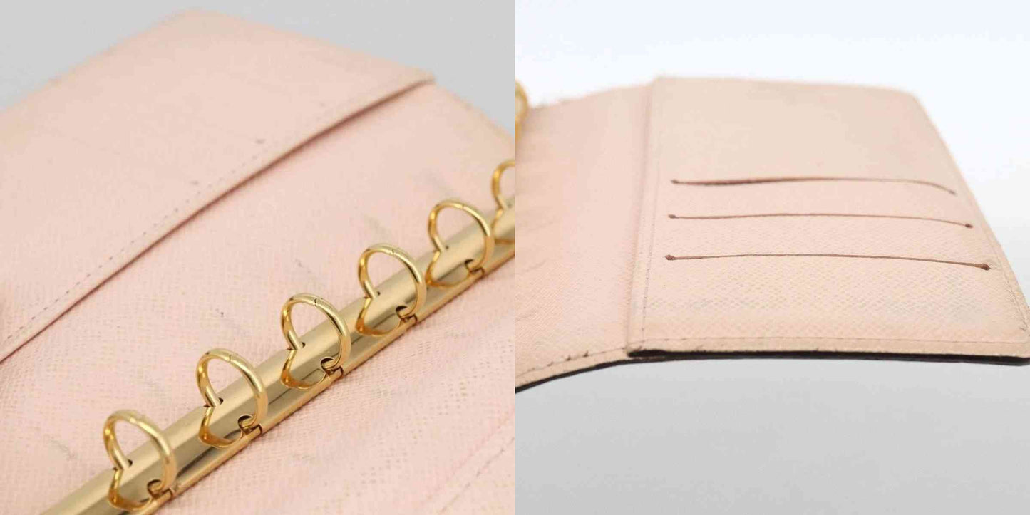 $650 2006 LOUIS VUITTON Monogram Koala Small Ring Agenda Cover Rose CA0076