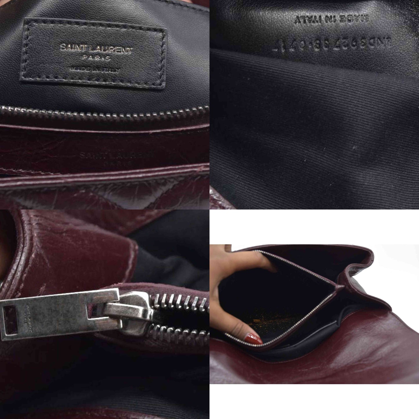 $3200 Saint Laurent Leather College Large