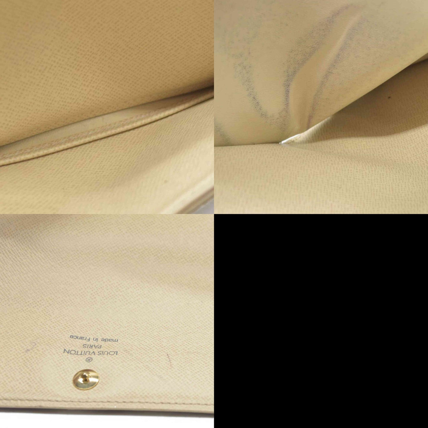 $610 LOUIS VUITTON Damier Azur Alexandra Trifold Wallet